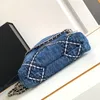 TOP Shopping Bags designer bag Denim Bag Tote backpack Travel Designer Woman Sling Body Most Expensive Handbag with Silver Chain Gabrielle Quilted
