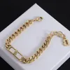 Braceuse de bijoux de créateur de mode bracelet gradient masculin pour hommes et femmes bracelets de créateurs or bijoux en acier inoxydable plaqué GALL