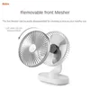 Electric Fans Portable Mini Fan Auto Desk Fan 4 Speed Wind Mute Adjustable Air Coolers Rechargeable For Office Home Desktop Office d240429