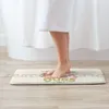 Carpets La vie est meilleure avec les chiens / chiots kawaii canines tapis d'eau absorbe le tapis de porte non glissant