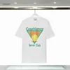 Casablanc Designer T-shirt Men Shirts Spring Summer Nieuwe stijl Starry Castle Korte mouw Casa T-shirts Tennis Club Size S-XXXL L6