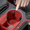 Porte-tasse de voiture en silicone pour Cayenne 2018-2024 Console Console Contexte de bouteille inser