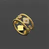 ANELLO DESIGNER LUSSO DOMES BRACHETTO GIOITÀ BRACELLO BRACCHETTO A BRACCHETTO ELEGENTE FASHIO ELEGENTE MENI DI TITANIUME DELLA ROSA 18K GOLD ROSA