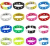 2021 Soft Silicone Sports Bracelet Wristband 1821cm Fit Shoe Buckle Charm Accessory Fashion Jewelry For Men Women Whole7174737