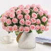 Decoratieve bloemen Mooie nep Rose Flower Non-Fading Fine Texture Artificial Simulation Pography Props