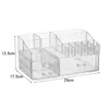 Kosmetisk arrangör Clear Cosmetics Storage Box Organizing Desktop Lipstick Makeup Brush Skin Care Products Hylla Q240429