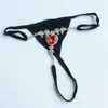 Accessori in costume Sexy Sparkling Red Love Crystal Shorts Catena Nightclub Penderct Nightclub Party Rhinestone Bikini In biancheria intima Accessori abbinati