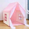 Portable Baby Play House Bambini Tenda Teepee Tenda Enfant Kids Tent Blue Kids Kids House Outdoor Toy Princess House 240419