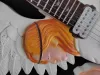 Guitare électrique angel guitare électrique sculptée nouvel ange conception du corps en acajou
