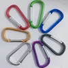 Keychains Set Aluminum Heart-shaped Carabiner Key Chain Clip Outdoor Keyring Hook Water Bottle Hanging Buckle Travel Kit Accessories