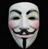 Volledige witte V Halloween Masquerade Mask Eyeliner Face Masks Party Props Vendetta Anonieme film Guy Whole 4786075