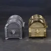 Vintage Alloy Jewelry Box Casket and Heart Shaped 9*7*4,5 cm 6*6*3cm för ringar Hängen Halsband Presentförpackningar 240430