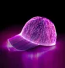 LED Light Up Hat Glow in the Dark Rave Music Ftival Party Christmas Halloween USB Luminable Luminable LED Baseball Cap7612546