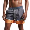 Mens Swimming Shorts Quick Dry Beach Trunks Swimwear with Mesh Lining Style Quickdrying Pants for Summer 240416