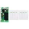 Remote Controllers Universal Wireless AC110V 220V 3ch Wall Switch en Controller Garage/LED/Light/Fan/Home Appliance Control