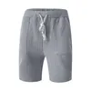 Herrenhosen lässige männliche Shorts schnüren mit elastisch taillierten lockeren Taschen Leichte Hosen Sommerhosen für Herren im Freien Ropa Hombre