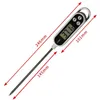 Digital Food Thermometer Kitchen Cooking BBQ Probe Electronic Oven Meat Water Milk Sensor Gauges Tools Measuring Thermometers