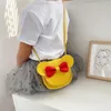 Storage Bags 2024 Cute Mouse Ear Bowknot Magnetic Snap PU Mini Shoulder Bag For Todder Girl Cartoon Crossbody