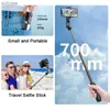 Monópodes de selfie Mens Multifuncionais Handheld Universal Joint Stabilizer com luzes LED adequadas para iPhone Android WX em tempo real WX