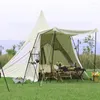 Tentes et abris en plein air Camping Pyramide Sun Sun Rain Protection One Room Hall Family Tent