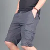 Shorts masculins 2024 Summer Mens Cargo Army Military Style Tactical Men Coton Coton Work Work Casual Short Hommer