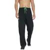 Pantalons sportifs Zengvee Mens avec des poches à fermeture éclair et le fond ouvert adapté au jogging Exercice Gym Running Training 240418