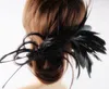 Bérets Elegant Feather Hair Combs mignon comme le casque de mariage de mariage Bridal Headwear Party Hairstyle Event Occassion Headpiece plusieurs couleurs