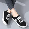 Chaussures décontractées en toile mignonne Femmes Sneakers respirants sport pour femme Vulcanisse Shoe Flats High Top Zapatillas de Mujer