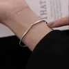 Bröllopsarmband silverfärg vridna vågarmband armband för kvinnor hand smycken ny mode manschett armband flicka enkla tillbehör pulseras