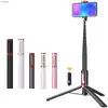 Selfie monopods 81 cm/150 cm draadloze selfie stick statief met afstandsbediening mini telefoon statief uitbreidbaar draagbare draagbare telefoonhouder geschikt voor iOS Android nieuwe WX