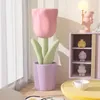 Vasi 85 cm Decorazioni per la casa Tulip Vase Scultura avanzata Soggiorno Bacino di stoccaggio di grandi ornamenti Ornamenti artificiali POT DELLA DECORAZIONI NORDIC