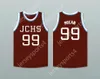 Пользовательский nay name Youth/Kids George Mikan 99 Joliet Catholic High School Hilltoppers Brown Basketball Jersey 2 Лучшие сшитые S-6xl