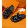 Plateforme de sandale de créateurs glissades de pantoufles féminines pantoufles de sandale en cuir d'été laid mignon deuxième oncle pantoufles