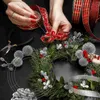 Decorative Flowers 2 Pcs Garland Frame Round Wreath Form Base Rings Wire Frames Iron Backdrop Stand