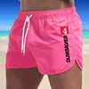 Sundi da bagno maschile Shorts Summer Shorts Swimming and Surfing Bagugh Assiccante Assiccata in spiaggia Culona traspirante con tasche abbigliamento sportivo Q240429