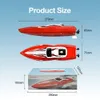 RC Boat 30 km/H Racing Speedboat Radio Control Drive Waterproof Dual Motors High-Speed Summer Gifts Concurrerend terug naar school 240417