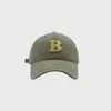 Marka mody litera b haft haftowa wysokiej jakości czapka baseballowa wiosenna gra wentylacyjna wentylacyjna wentylacyjna Kobiet Visor Cap 240423