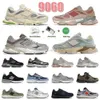 Athletic 9060 OG Sneakers Running Shoes 990 V3 For Mens Women Rain Cloud Grey Sea Salt Bricks Wood Blue Haze Jjjound Navy Trainers 9060s Jogging Walking 36-45
