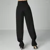 Stage Wear Latin Dance Pants 2024 Square Ballroom Practice Clothes Fashion Beam Feet Women Long Trousers In Stock