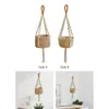 Tapestries Plant Hanger Macrame String Tas Decoratieve bloempotten Holder Stand voor woonkamer Corridor Indoor Outdoor