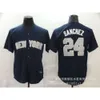 Jerseys Clothing Yankees Judge#99 Cole#45jeter#2 Stadium Blue Grey Embroidered Uniform