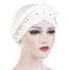 ベレット女性がん帽子化学療法帽子ムスリム編組ヘッドスカーフターバンラップカバーラマダン脱毛イスラムスクローアラブのアクセサリー