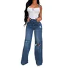 Jeans femminile ragazza adolescente vintage in denim in vita alto strappato a vita sciolta elastica vestiti degli anni '90