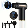 Mini Muscle Massage Gun Proteerbare lichaamsmassager Deep Handheld Percussion Massager voor lichaamsrug en nekbeen 240430