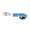 Ensembles de vaisselle en acier inoxydable cuillère de cuisine tranchante et durable barre multi-fonctions fourche multi-mesures applicables à 4 outils de couleurs portables