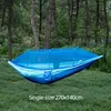 Draagbare reizen Buitenkamperen Hangen Sleeping Single en Double Hangock met Mosquito Net 240417