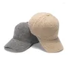 Ball Caps Lamb Lamb Baseball Winter Winter Teddy Fleece Hip Hop Cap pour hommes Femmes Outdoor Voyage