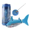 Mini RC Submarine 4 CH Remote Small Harks met USB Remote Control Toy Fish Boat Kerstcadeau voor kinderen Kinderen 240417