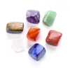 Irregular 7 Chakra Stone and Minerals Crystal Reiki Yoga Chakras Clear Stones Multi Color 6 8cm C RWKK3482519