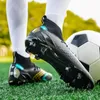 763G Högkvalitativ ultralätt Mens Soccer Shoes Non-Slip Turf Soccer Cleats TF/FG Training Football Sneaker Chuteira Campo 35-45 240426